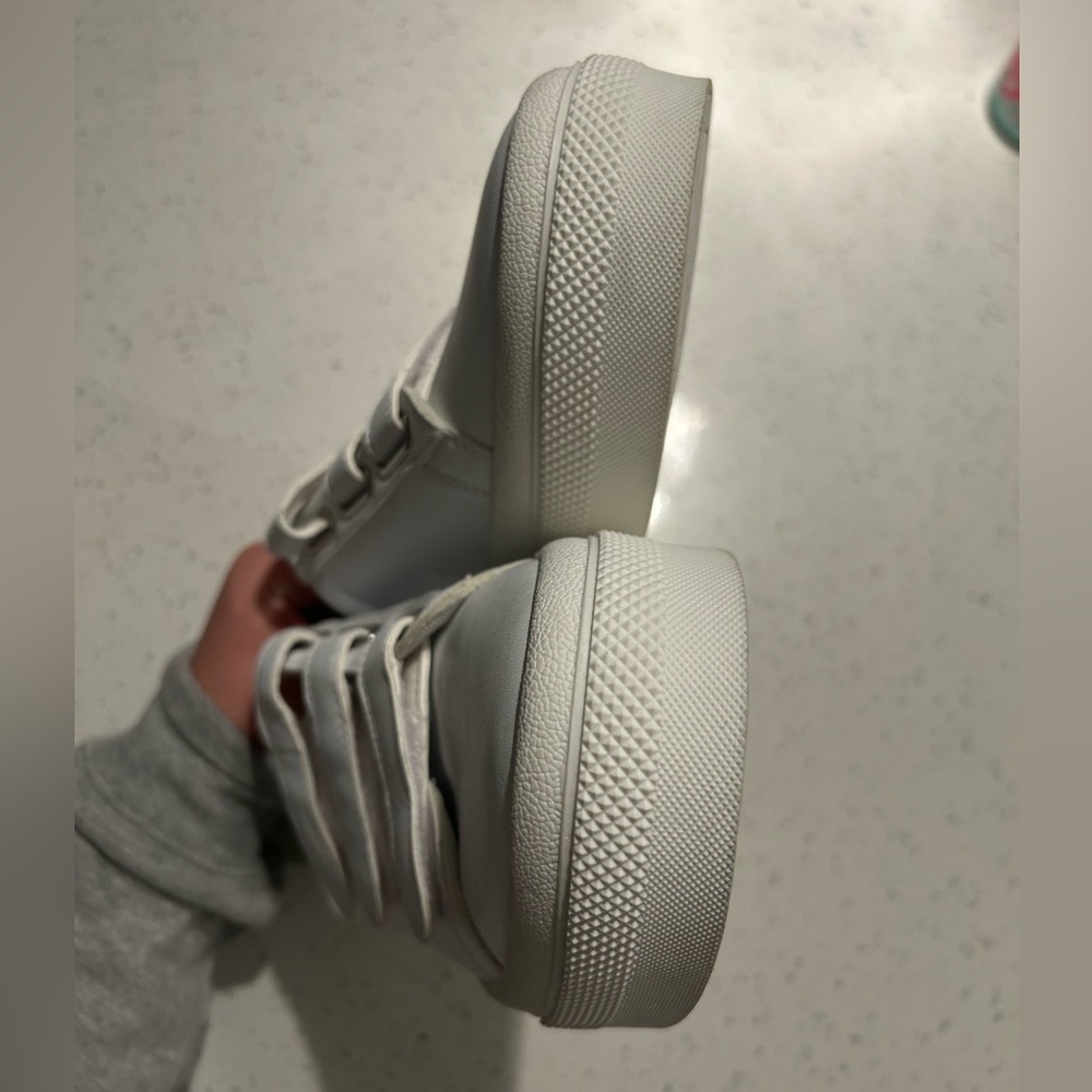 J / Slides GENNIE White Leather - Picture 6 of 10